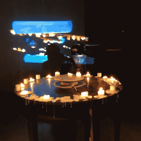 wax-meridian-candle-installation
